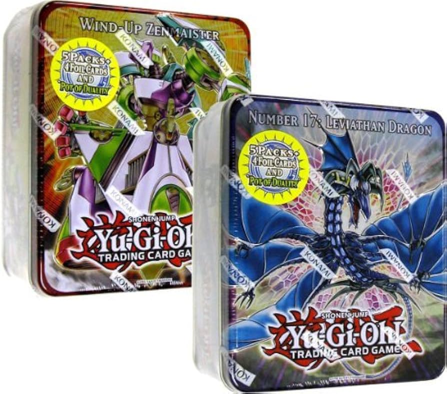 Amazon.com: YuGiOh ZEXAL 2011 Wave 1 Set of Both Holiday Tin Sets