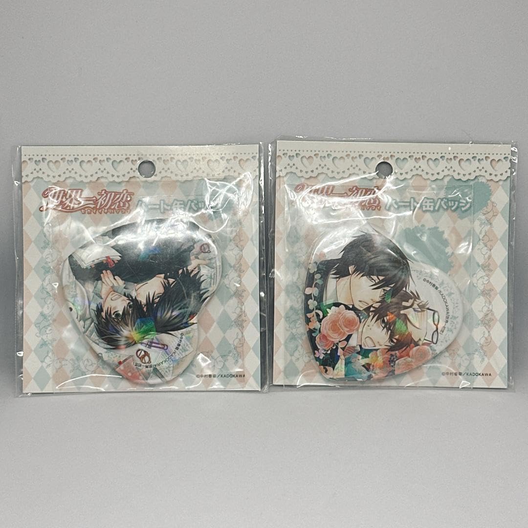 純情ロマンチカ ハート 缶バッジ 4種 ホログラム 純情ロマンチカ