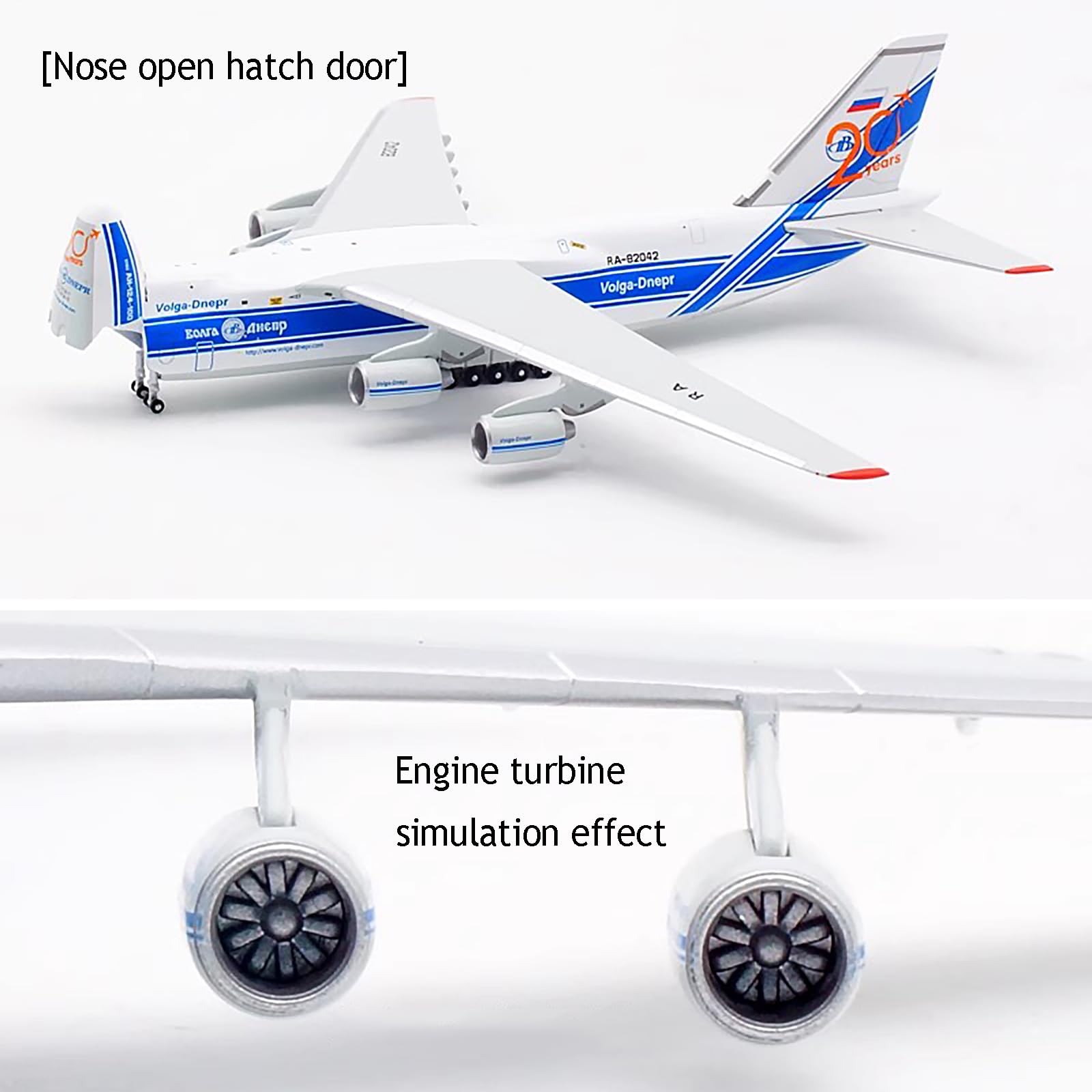 Amazon.co.jp: ODddot アントノフAN124-100マキシムスエア1/400