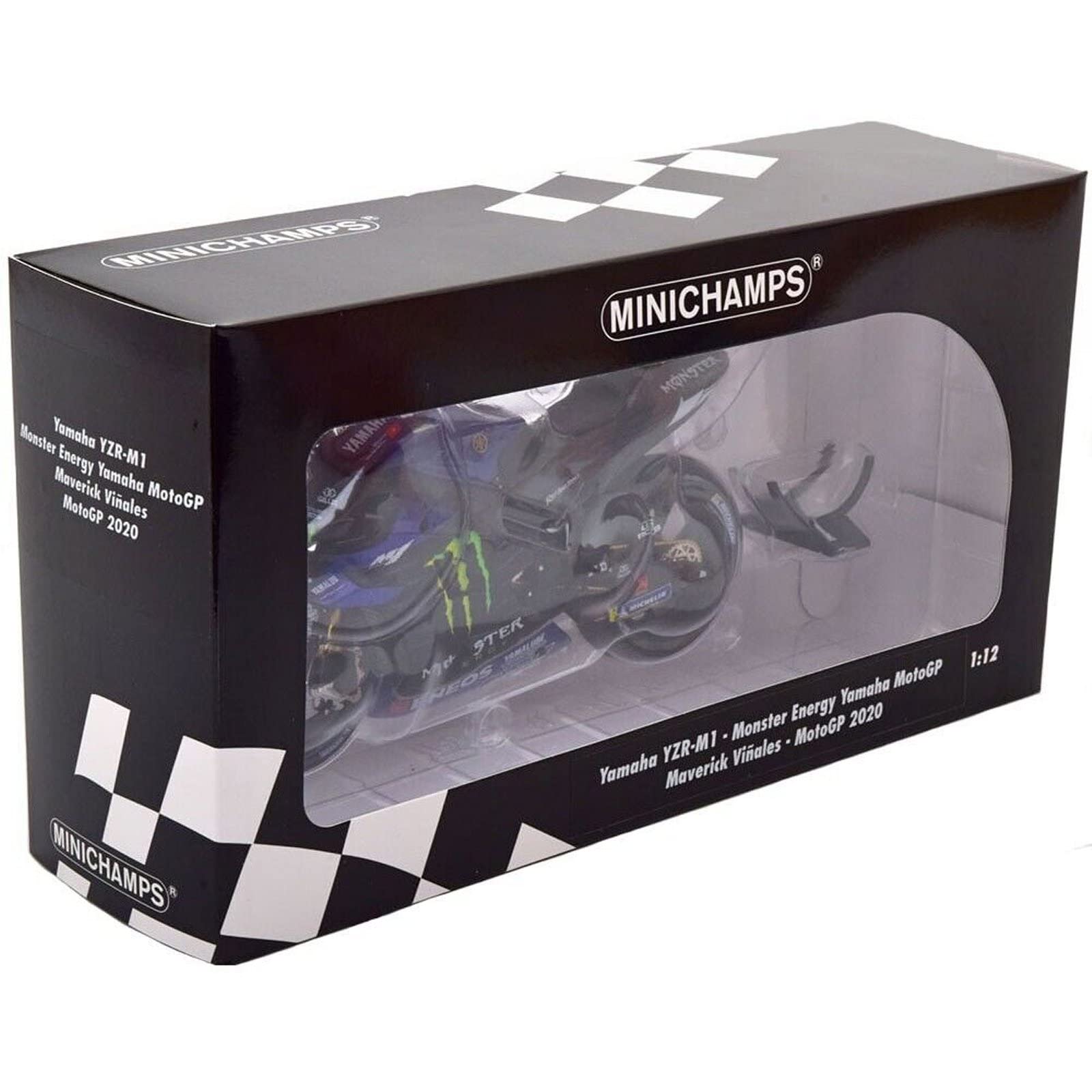 Amazon | ミニチャンプス 1/12 ヤマハ YZR-M1#12 M.ビニャーレス モト