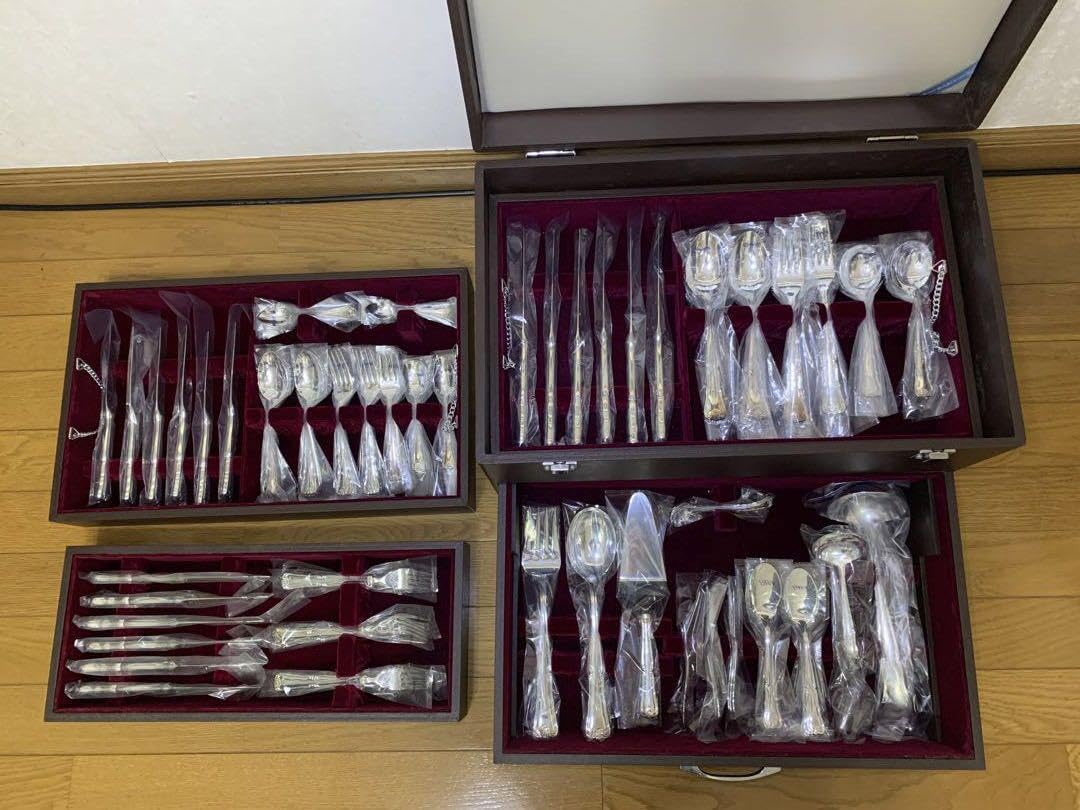 銀座和光 WAKO 純銀 sterlingsilver 猪口 杯 箱有 茶托 銀座和光 WAKO