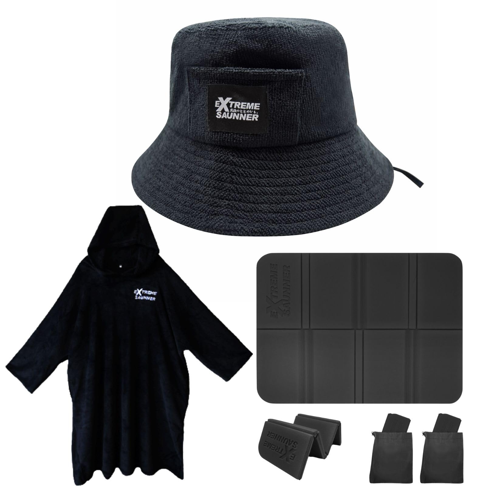 Amazon.co.jp: [Someie] EXTREME SAUNNER サウナポンチョ サウナハット