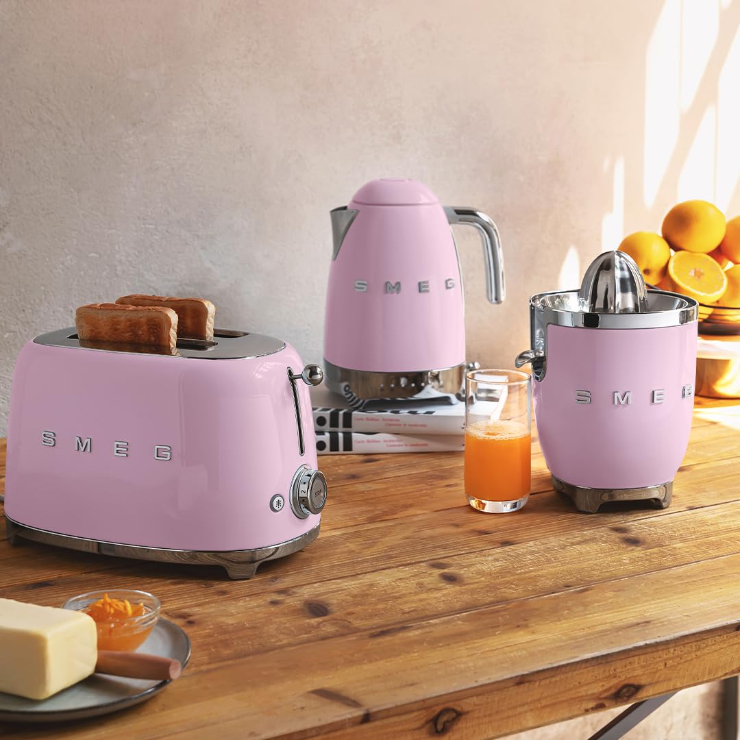 SMEG ピンク 2スライス トースター 未使用 Amazon.com: SMEG 2 Slice