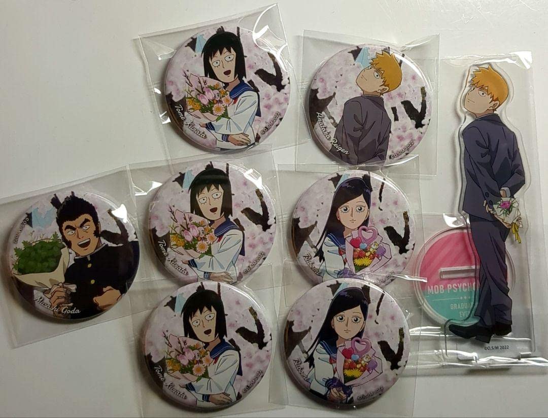 モブサイコ 卒業 トメ 缶バッジ セット