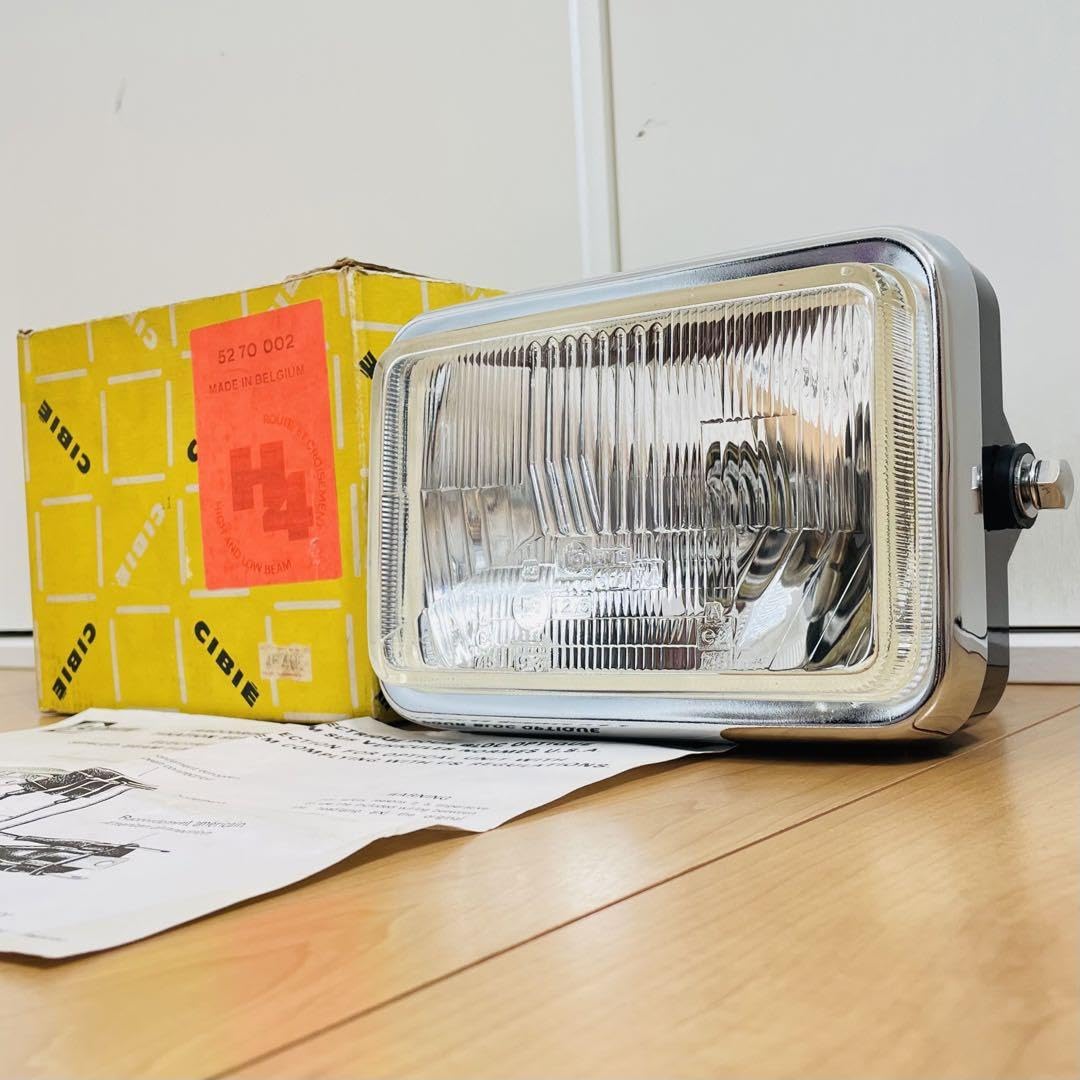 シビエ CIBIE 角型 ヘッドライト CBR400F 当時物 角目 マーシャル