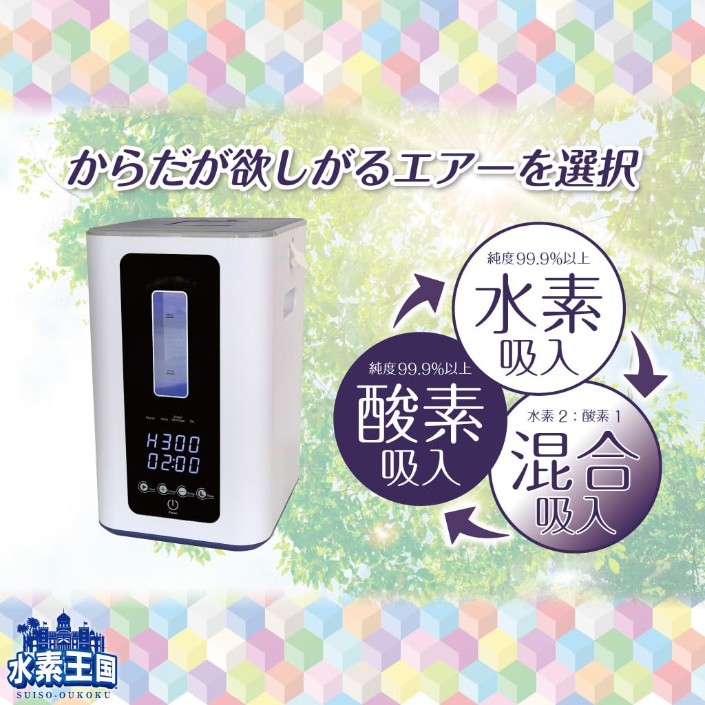 ハイケア水素吸入セット（水素ポッド10L＋インヘラー） ハイケア水素