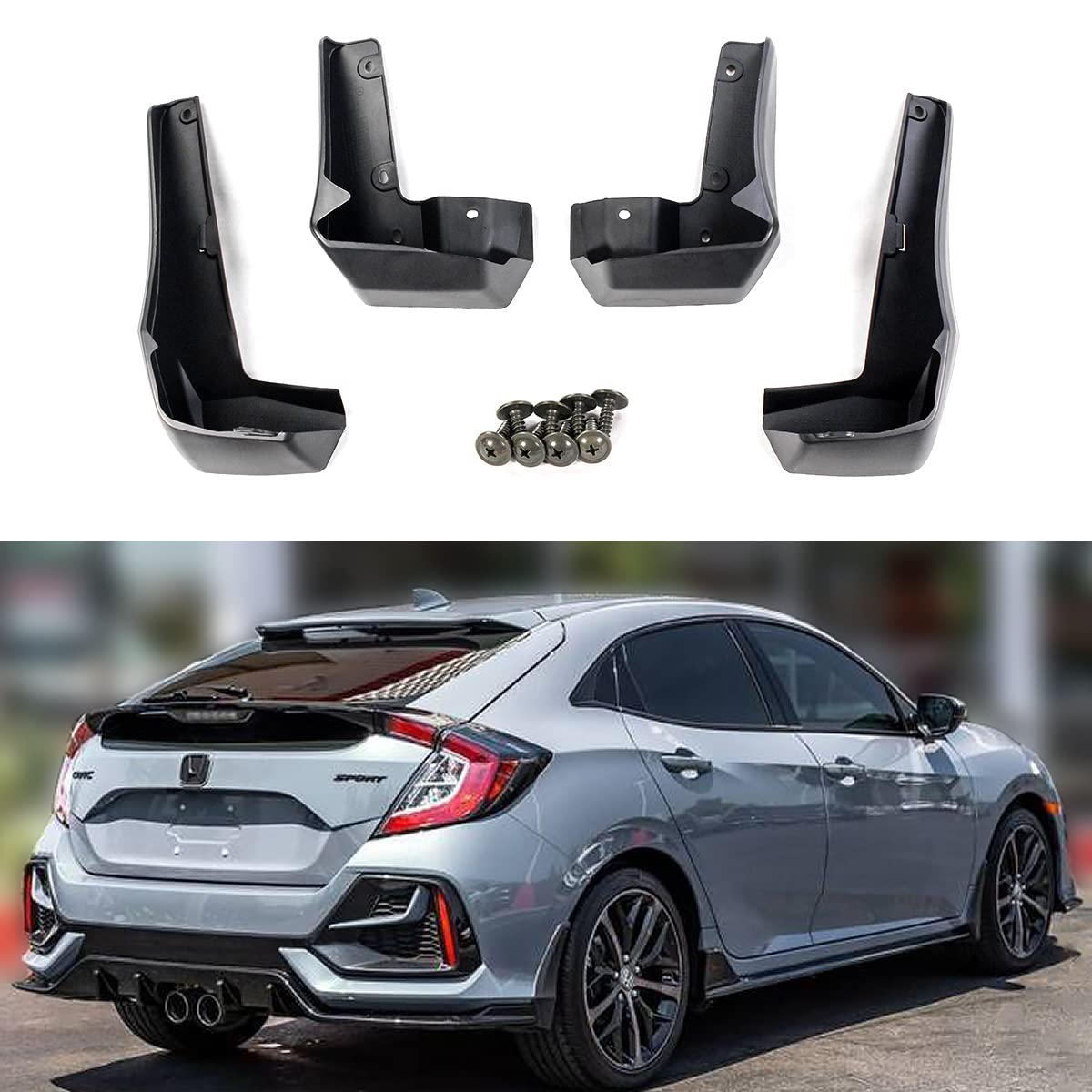 Amazon | プライマー マットブラック マッドフラップ ガード