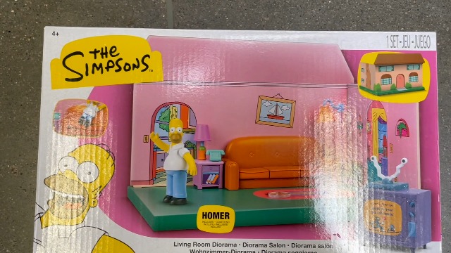 Watch The Simpsons Living Room Diorama House Playset on Amazon Live