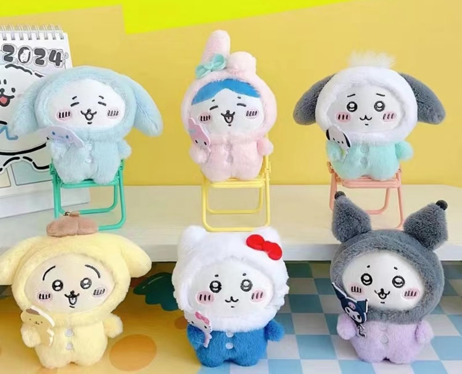 ちいかわ×サンリオ マスコットホルダー うさぎ 3個セット ちいかわ