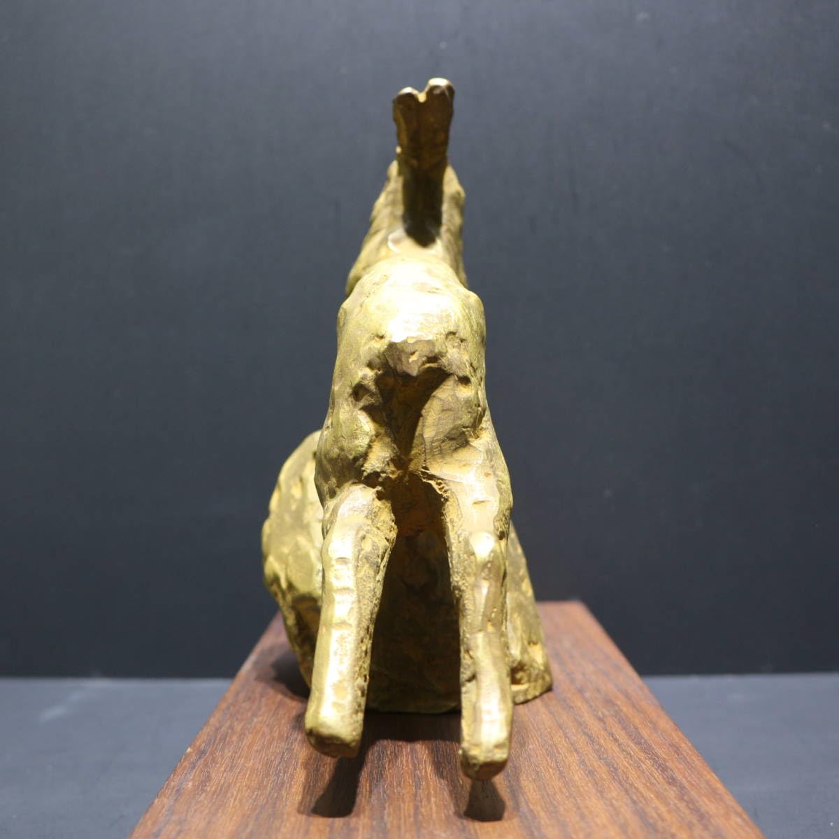 貴重レア品】北村西望 兎（うさぎ） ブロンズ像 爽風 アンティーク