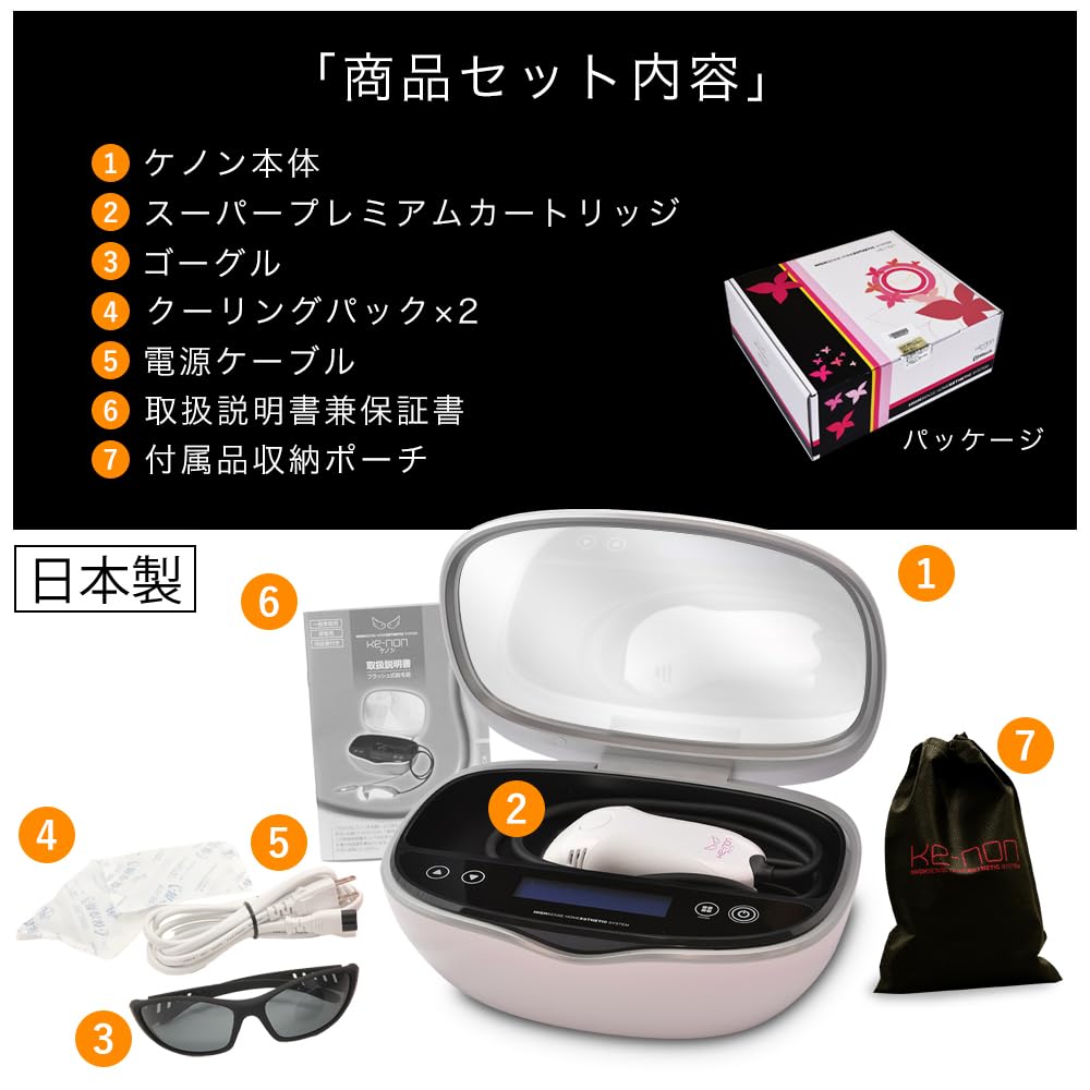 ケノン脱毛器 ver.7.1 【公式通販】