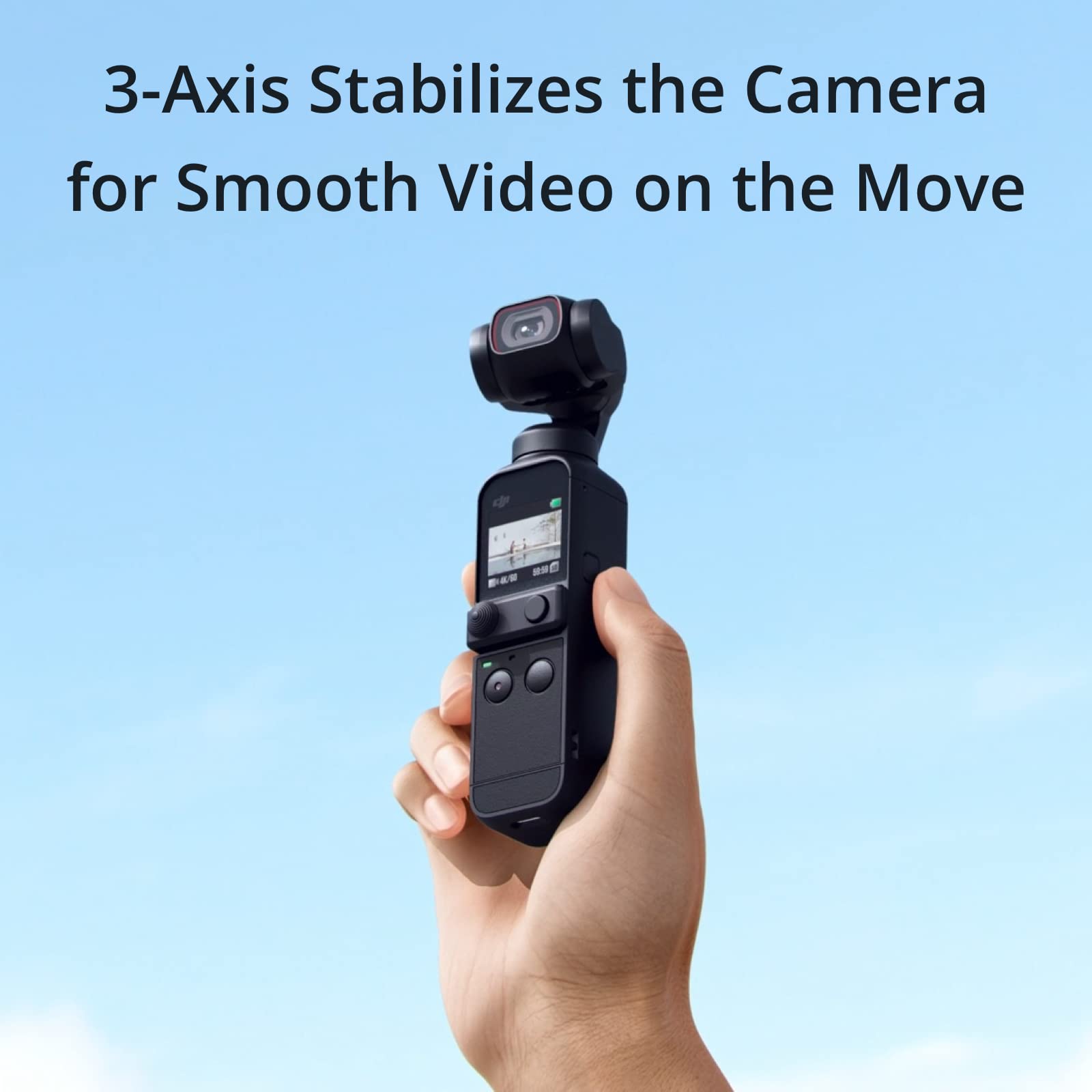 Amazon.com: DJI Pocket 2 - Handheld 3-Axis Gimbal Stabilizer with