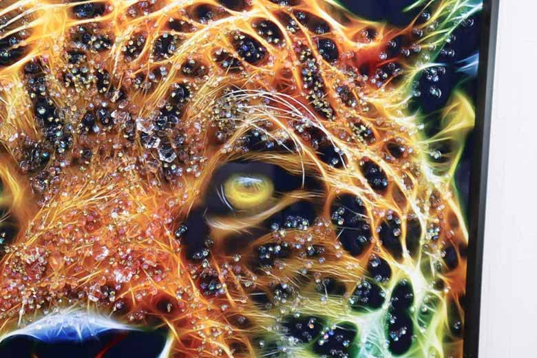 アートフレーム ヒョウ/豹 絵画 クリスタルピクチャー 【公式通販】