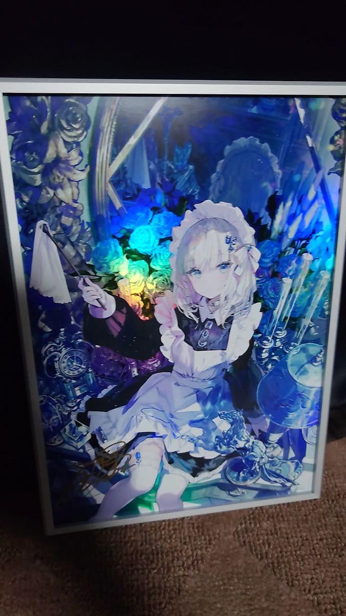 藤ちょこ さいはての空、彼方の教室 直筆サイン入り オーロラポスター