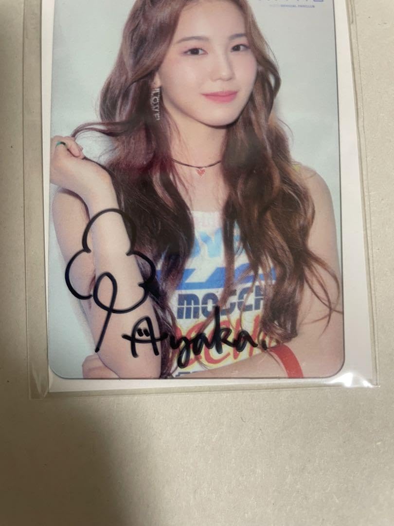 NiziUuniversオンラインくじあやか直筆サインポラロイド NiziUunivers