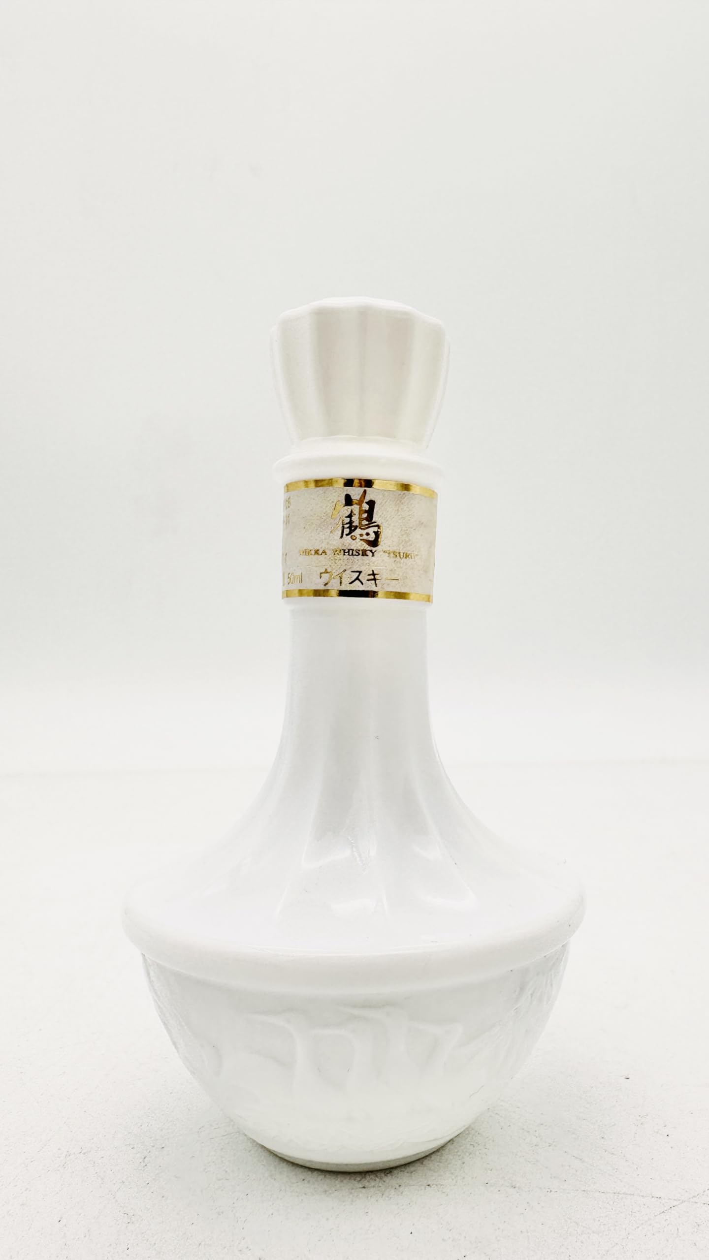 Amazon.co.jp: NIKKA ニッカ 鶴 ミニボトル 白 陶器50ml 43% 国産