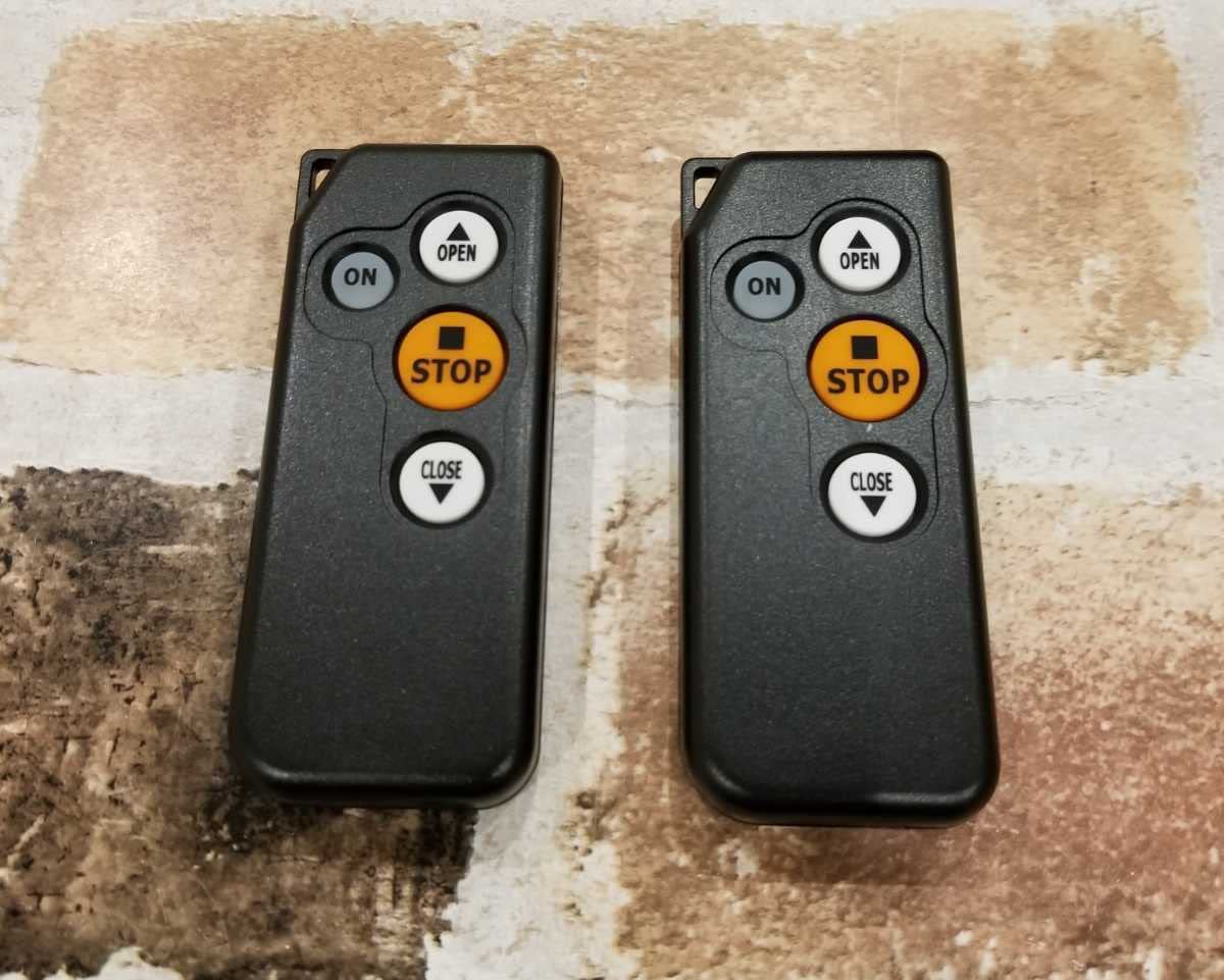 電動シャッター用 リモコン HTB3X×2個 ホルダー付 ハァーモニー