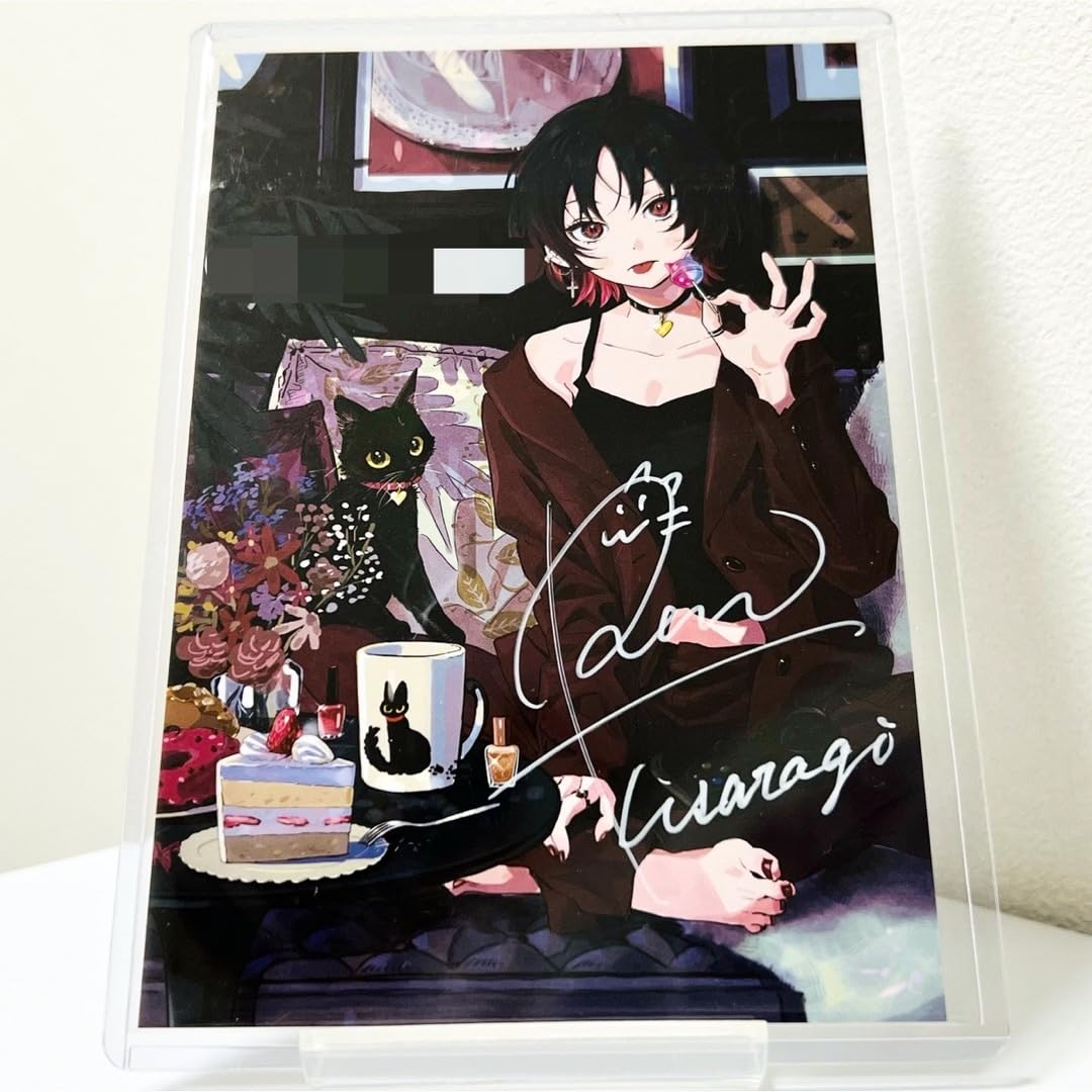 サイン入りポストカード Amazon.co.jp: 紫宮るな 複製箔押しサイン入り