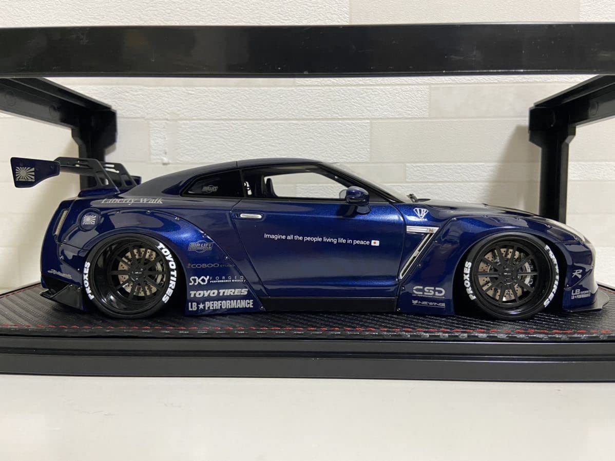 イグニッションモデル 1/18 リバティーウォーク GTR メタリックブルー