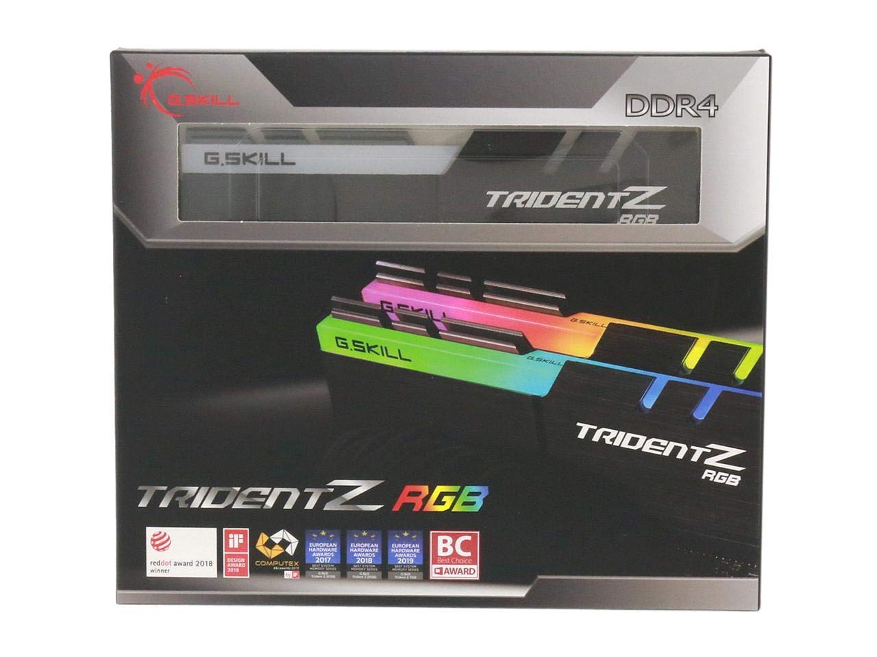 64GB G.Skill DDR4 TridentZ RGB 3200Mhz PC4-25600 CL16 1.35V Dual