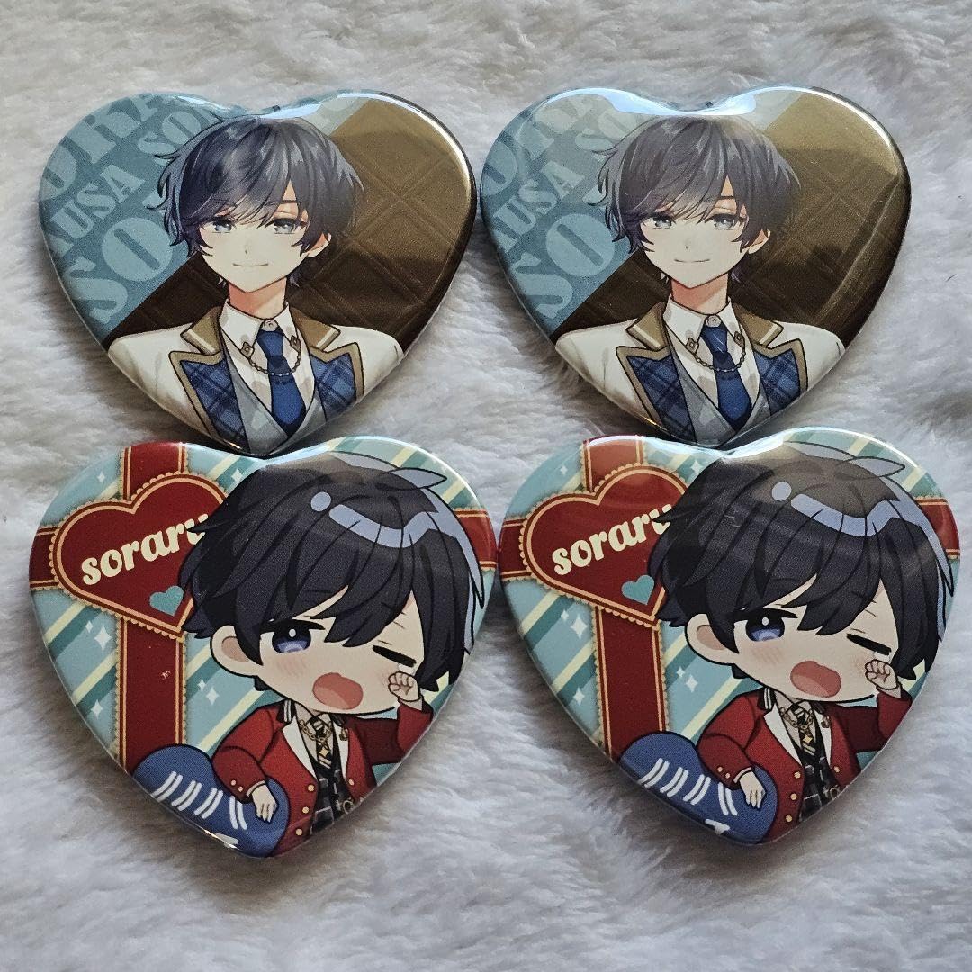 そらまふうらさか うらたぬき 浦島坂田船 缶バッジ ブロマイド そらまふう