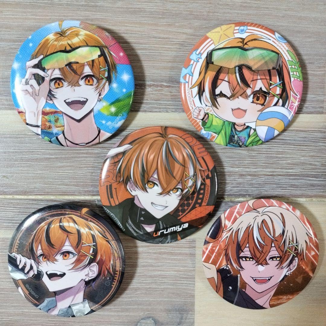 うるみや クロノヴァ ハロウィンイラスト 缶バッジ 15点 うるみや