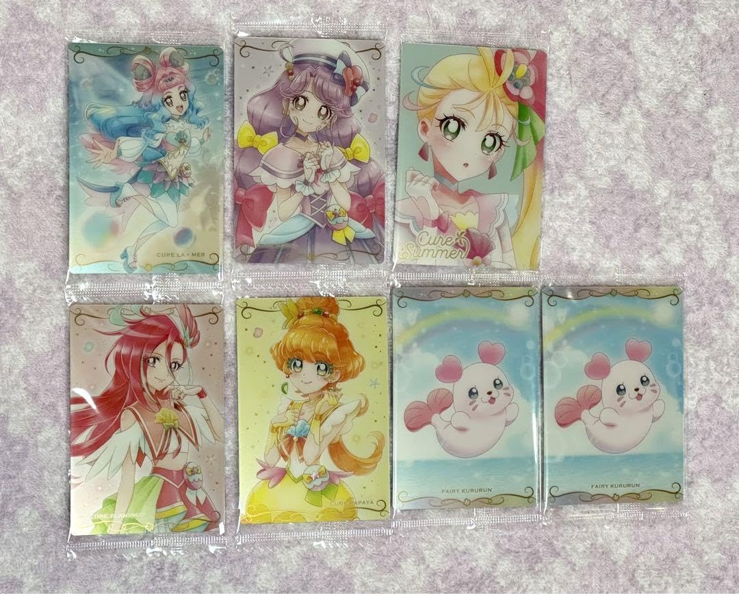 プリキュア ウエハース カード サマー ラメール ピース 集合 hr コンプ