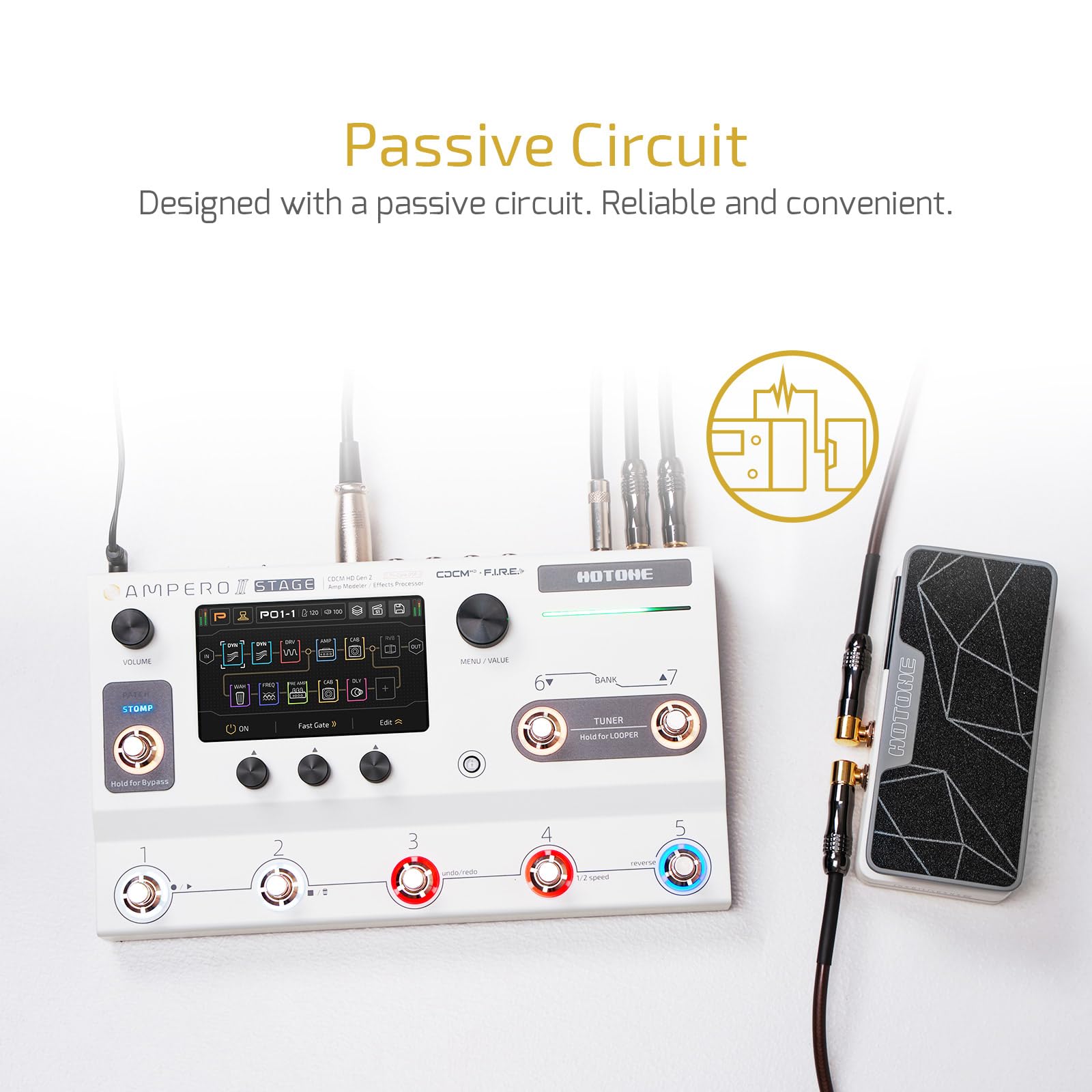 Amazon | Hotone Ampero II プレスパッシブエクスプレッション