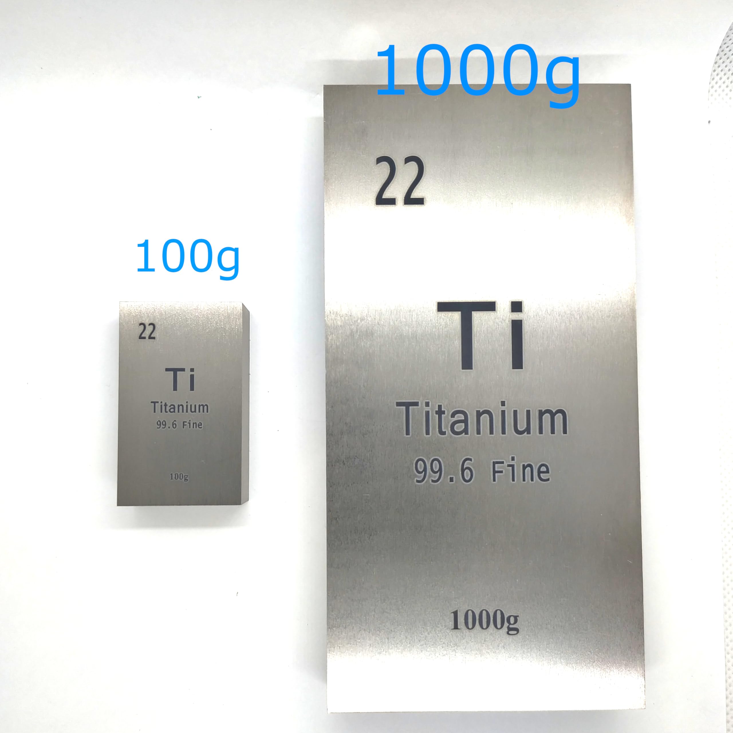 チタン【Ti】インゴット 1Kg キューブ 元素標本