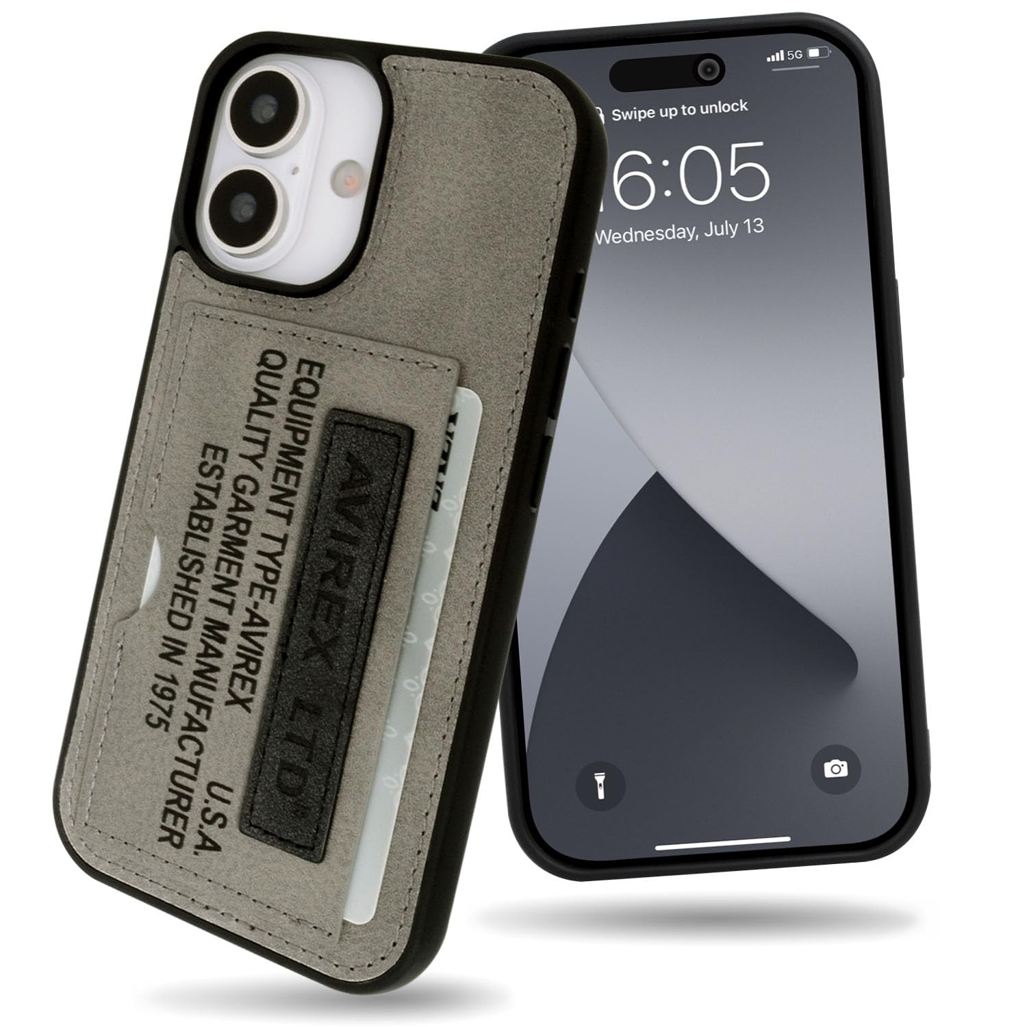 Amazon.co.jp: 【 AVIREX 正規品 】 iPhone17 対応 ケース 背面 カード