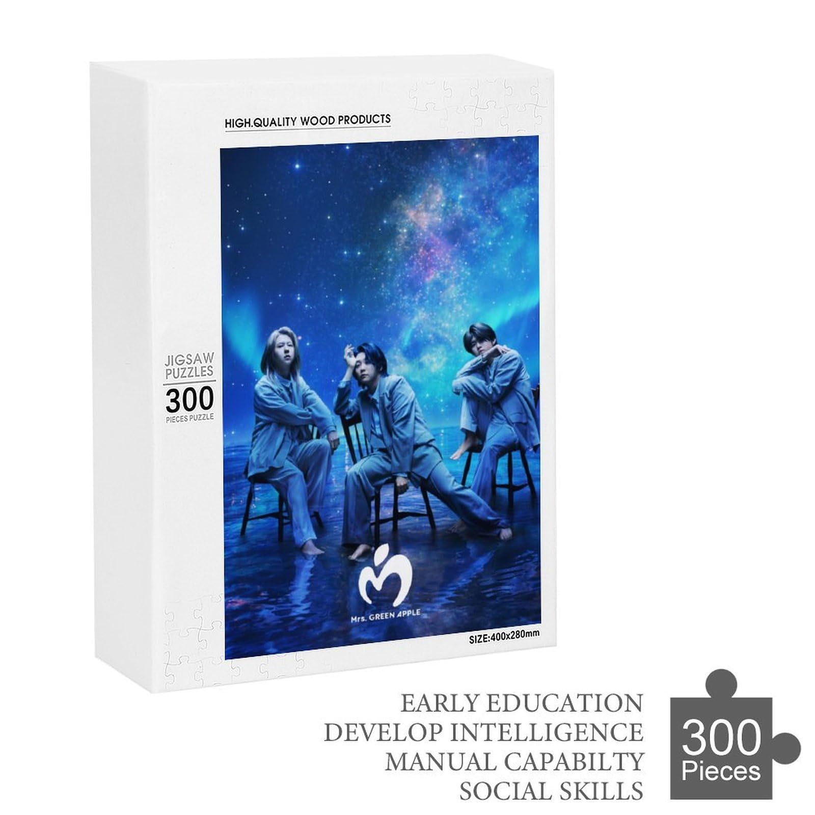 Amazon.co.jp: ミセス・グリーン・アップル ジグソーパズル 木製