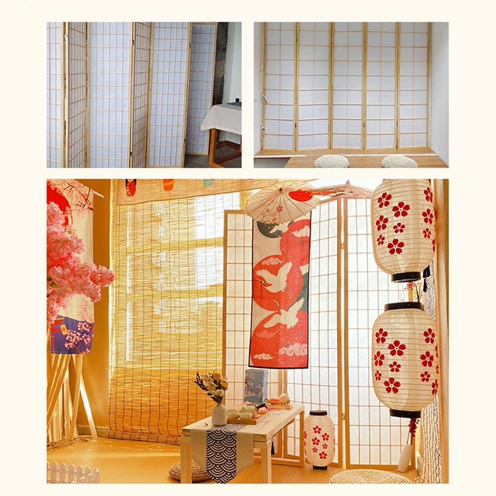 古い竹簾屏風 衝立 目隠し 四つ折り 透かし彫り 古民家 古道具 【公式