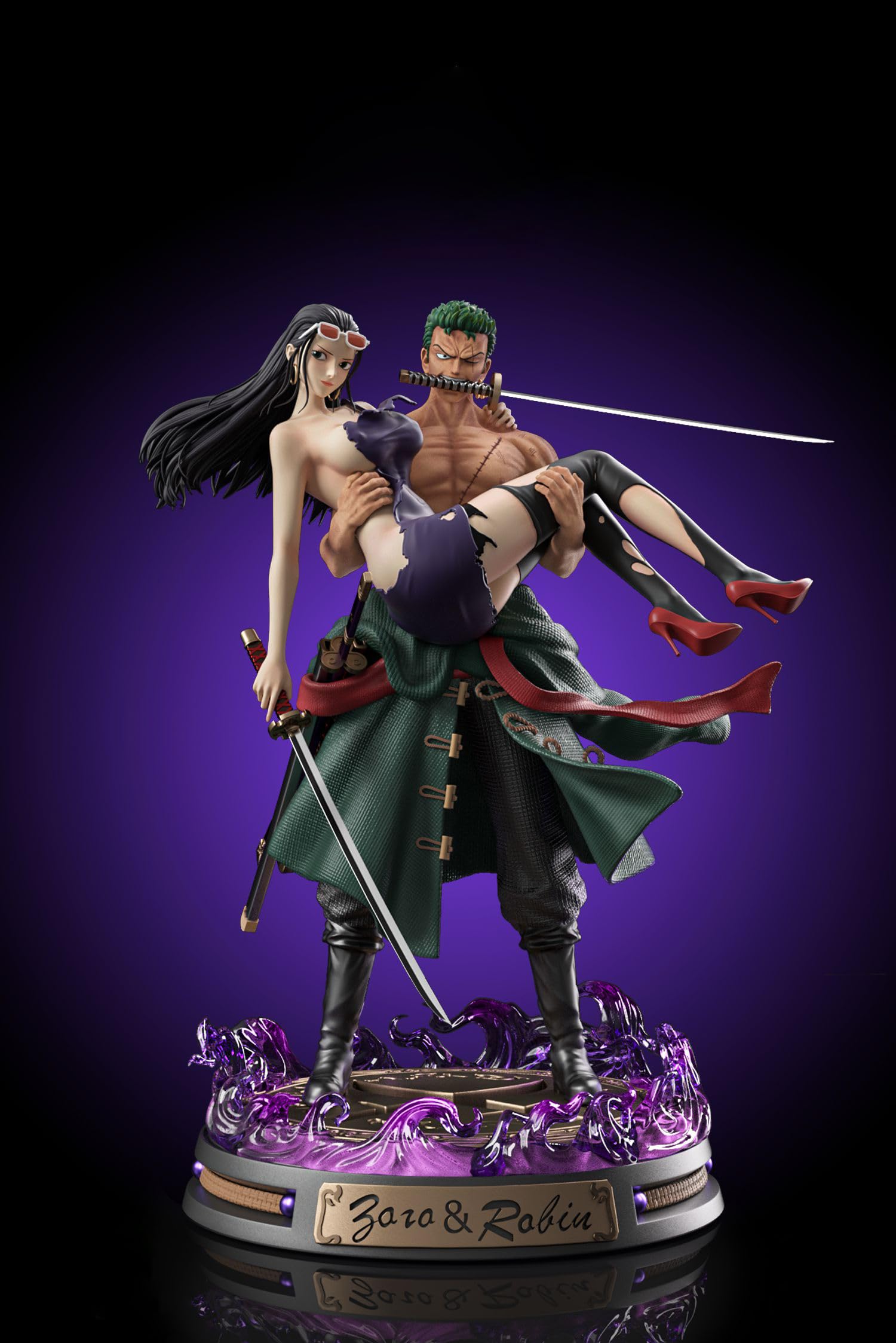 Amazon.co.jp: ロロノア・ゾロ ニコ・ロビン フィギュア 1/6スケール