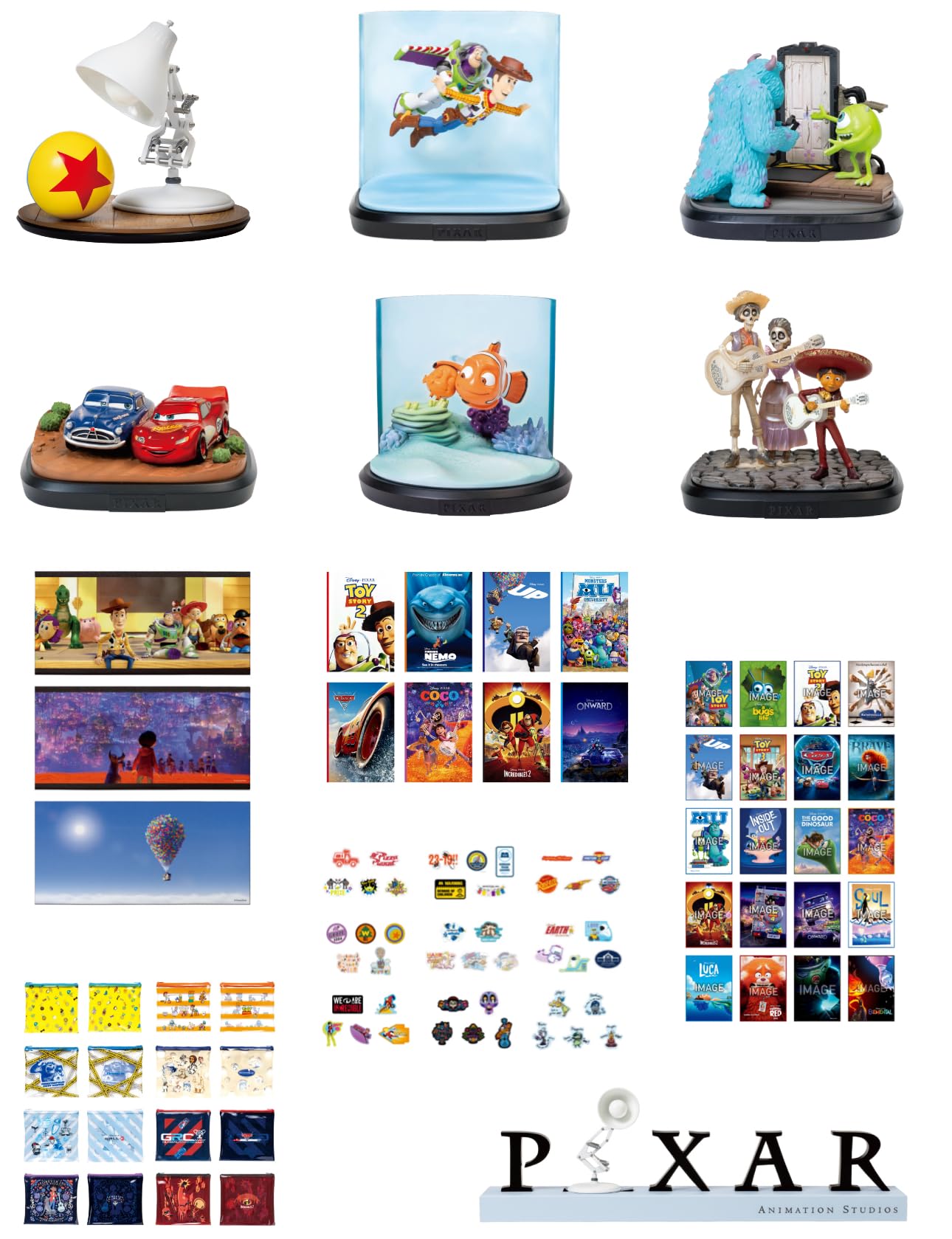 ピクサー Happyくじ 1番くじ バラ売り可能 H賞I賞J賞K