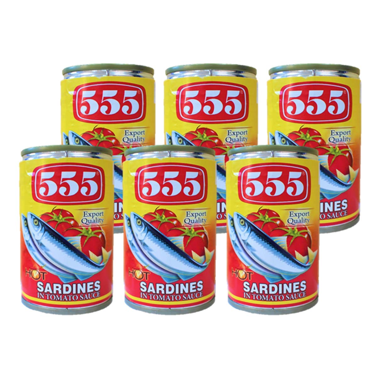 Amazon.com: 555 Sardines in Tomato Sauce with Chili (Hot) 5.5oz