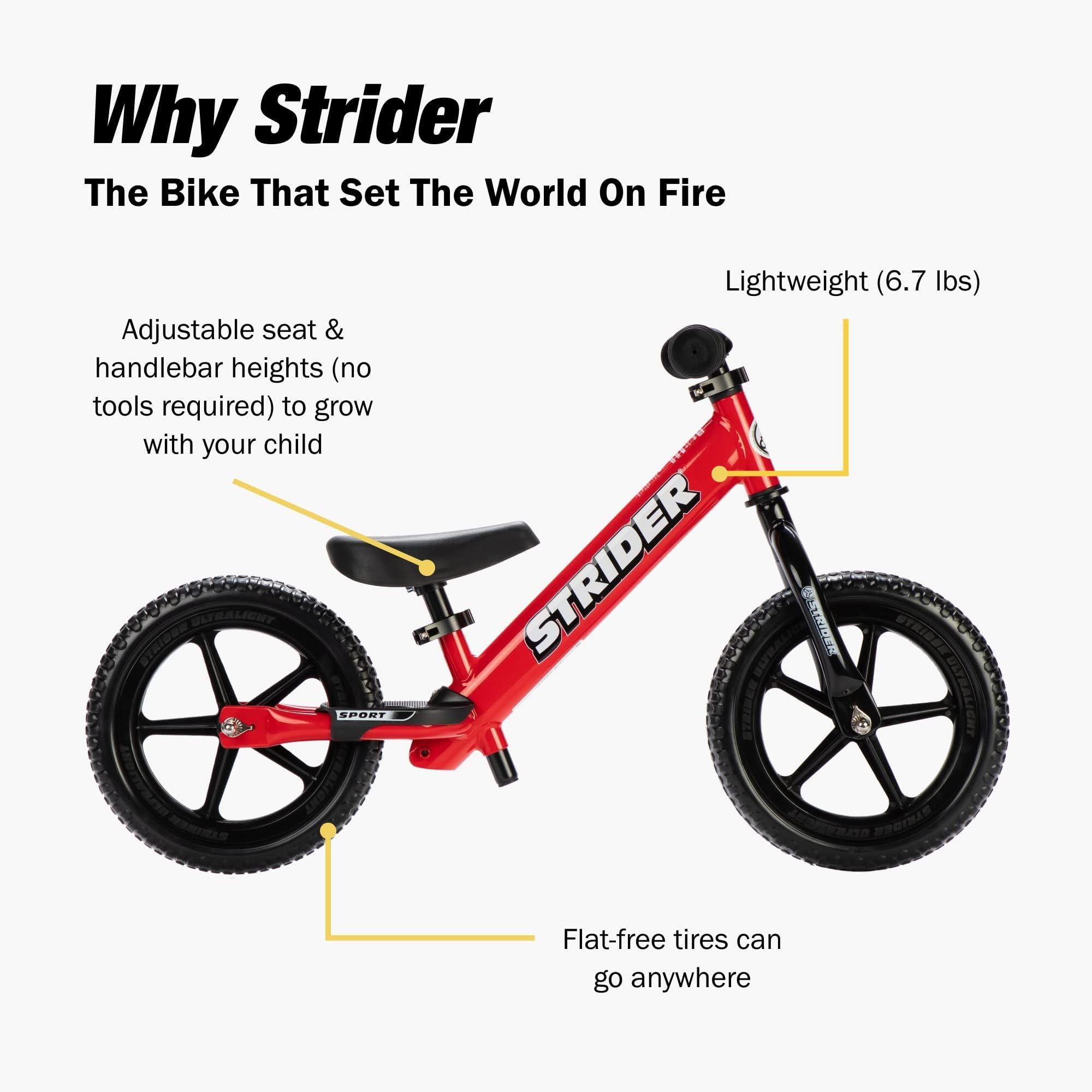 STRIDER バランスバイク SPORT 12インチ レッド STRIDERスポーツ