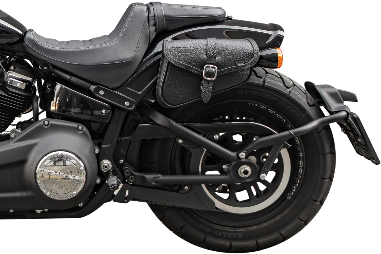 Amazon | ends cuoio - レザーサドルバッグ 2018-2024 ハーレー