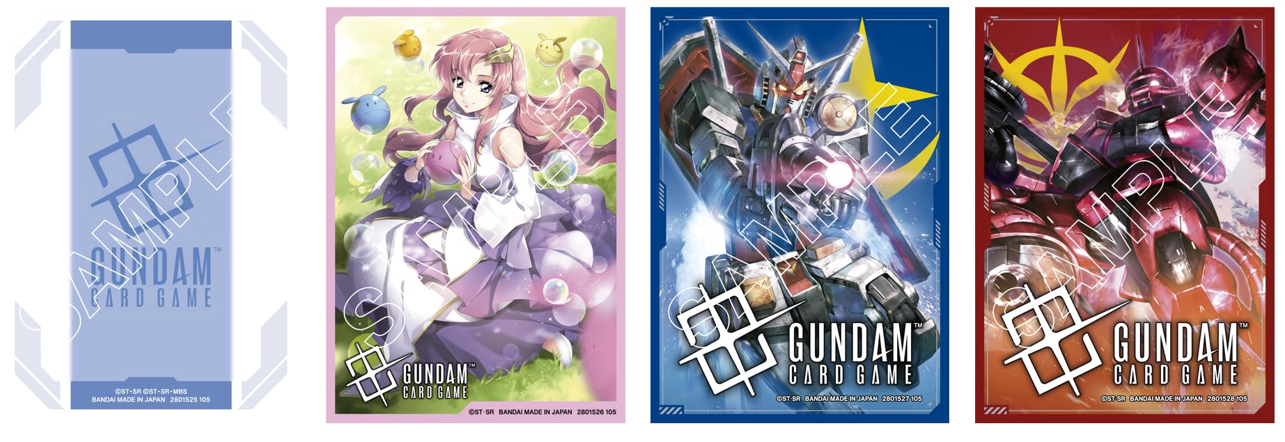 ガンダムカードゲーム オフィシャルマットスリーブEX 4種セット