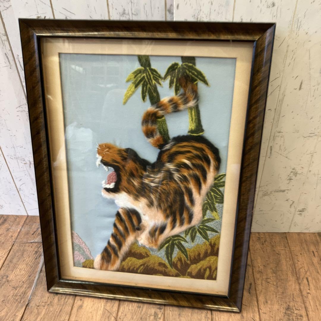 額縁 版画 昭和レトロ 当時物 絵 インテリア 額縁 版画 昭和レトロ