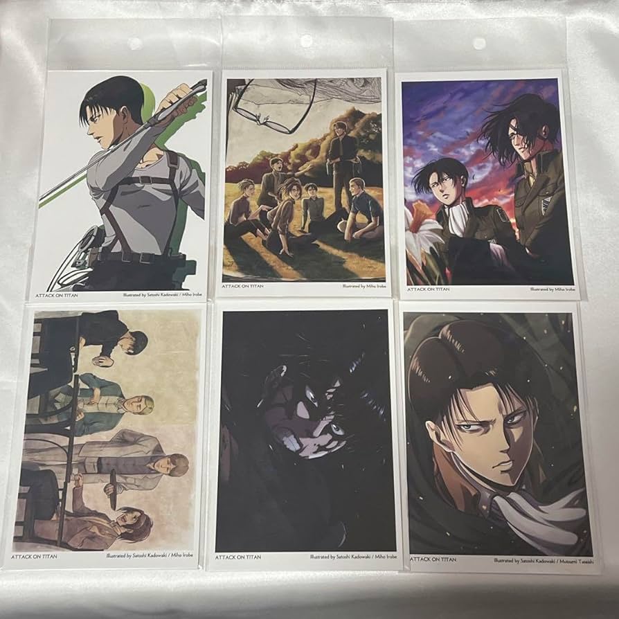 進撃の巨人 リヴァイ ポストカード 原画展 リヴァイ兵長 Amazon.co.jp