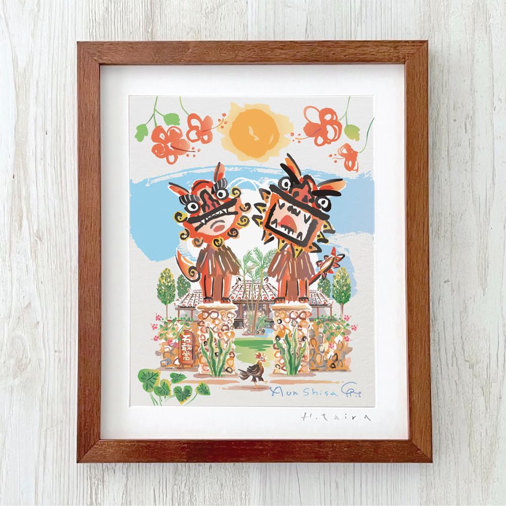 風景画 沖縄 アンティーク 絵画 絵 約87.5cm x 42.5br/cm 【公式通販】