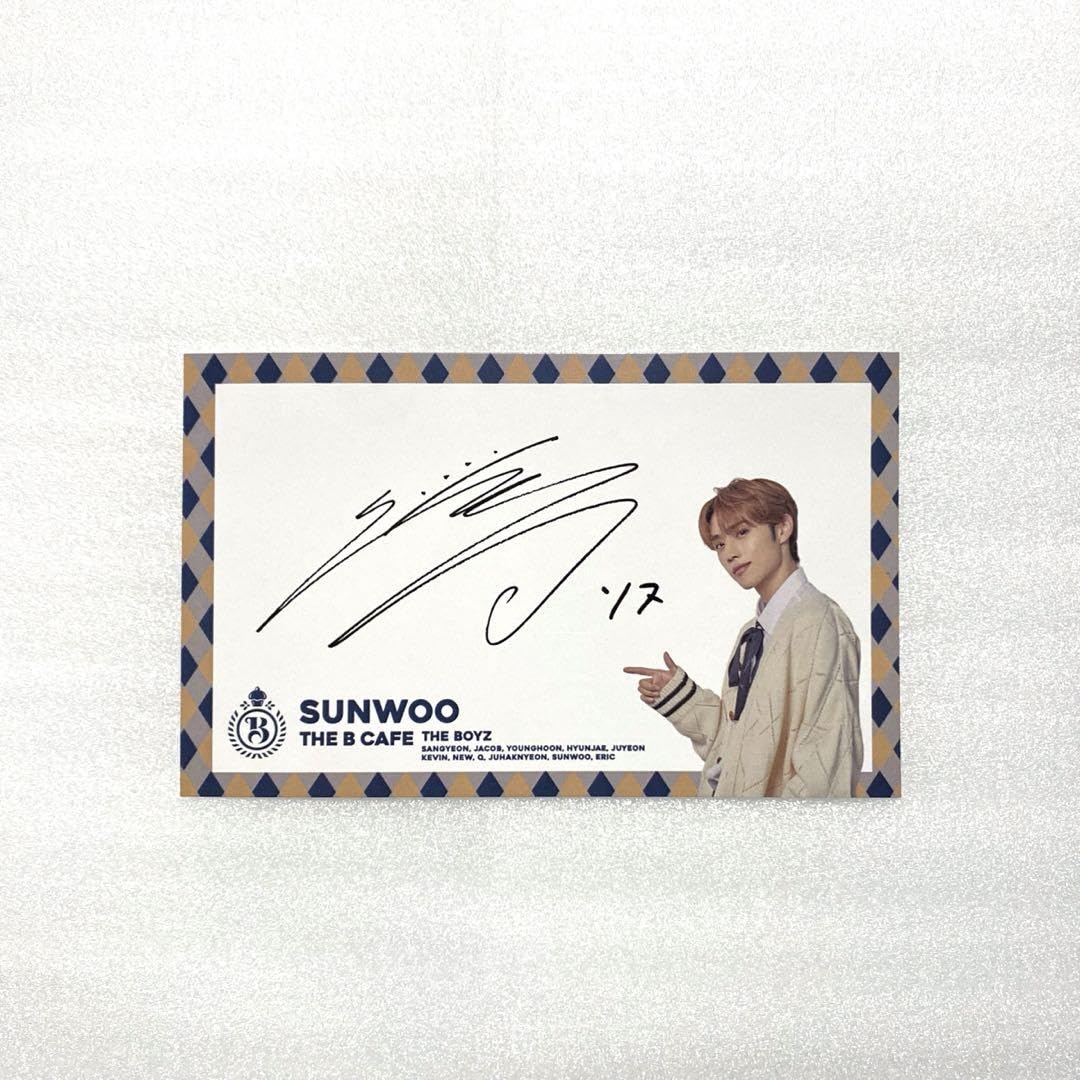 Amazon.co.jp: THE BOYZ ドボイズ THE B CAFE サイン ソヌ ホビー