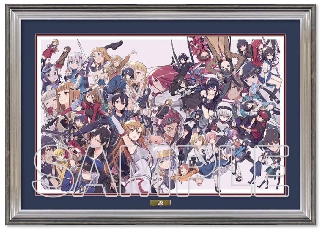 GLAY 30周年記念イラストキャラファインアート 複製原画 GLAY 30周年