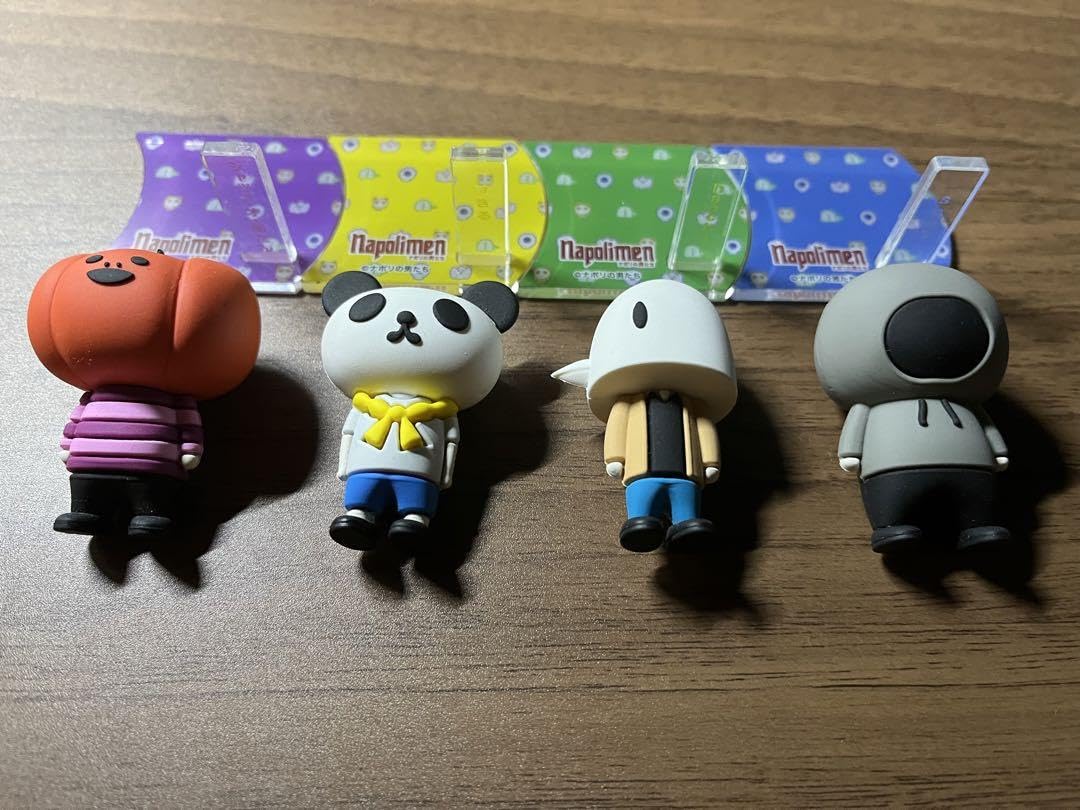 ナポリの男たち ラバーマスコットフィギュア4体セット ナポリ展 ナポリ