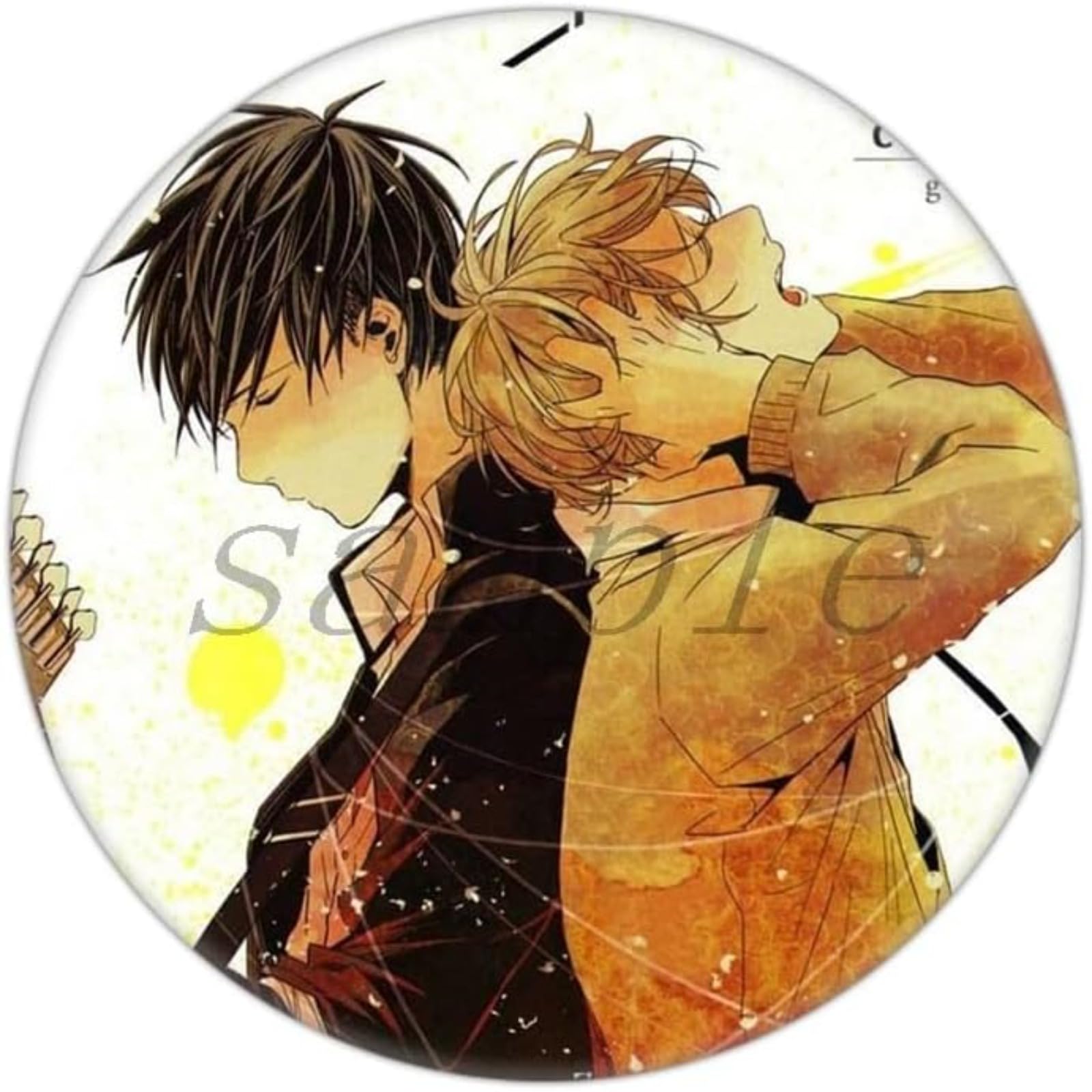 ギヴン 缶バッジ 上ノ山立夏 イラスト展 原作イラスト ギヴン 缶バッジ