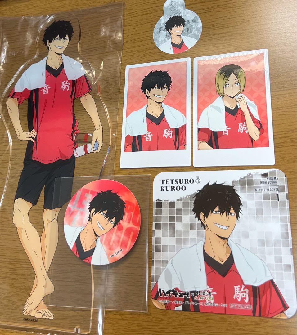 ハイキュー!! 孤爪研磨 特典 缶バッジ 極湯 コースター トウキュー