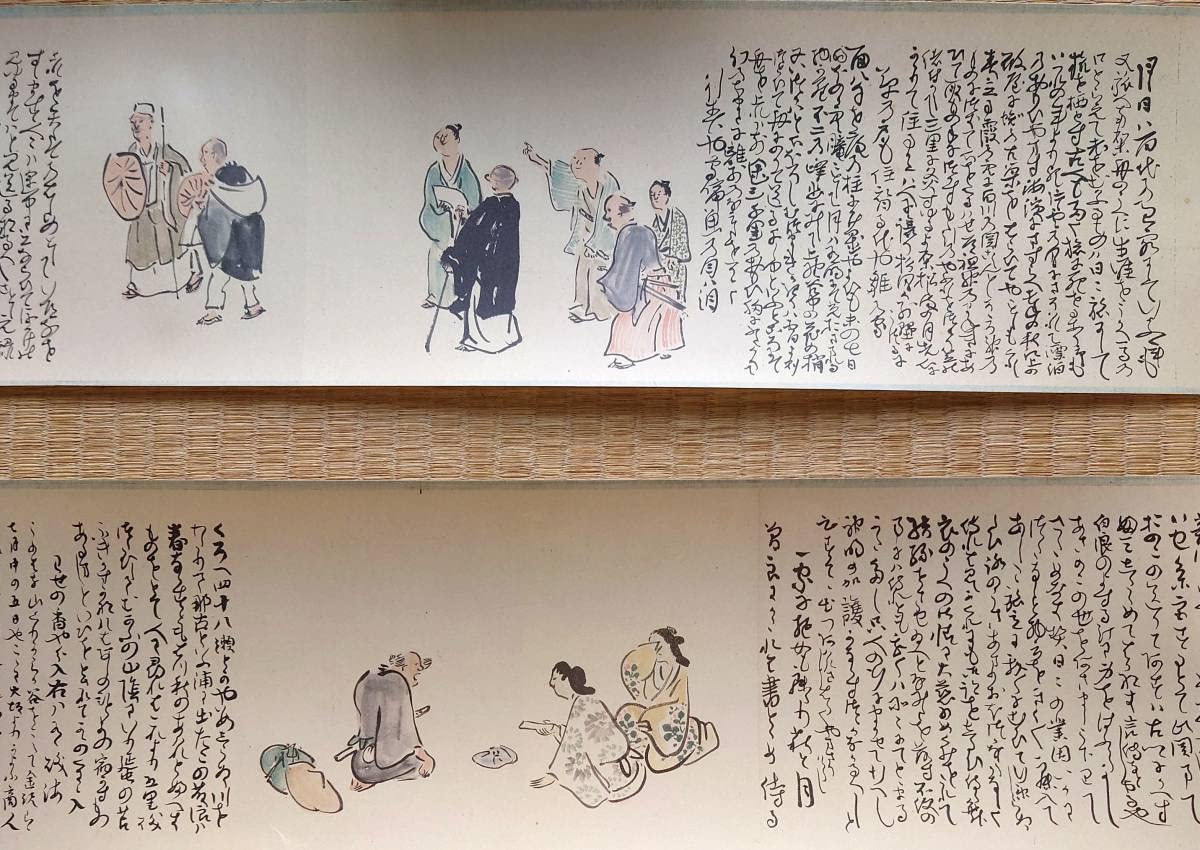 2巻セット】 重要文化財 奥の細道絵巻 与謝蕪村 便利堂 2巻セット