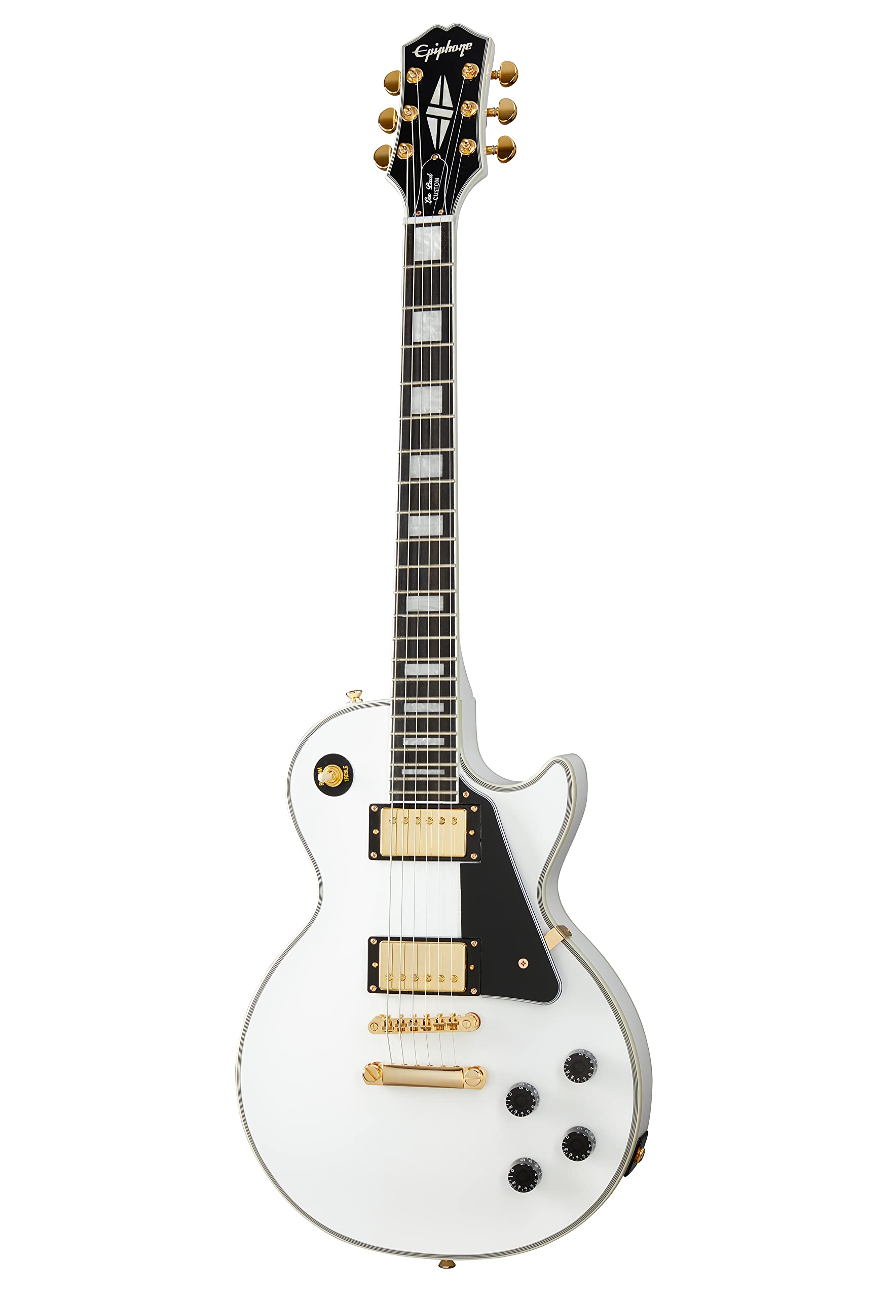 Amazon | Epiphone Les Paul Custom Alpine White エレキギター