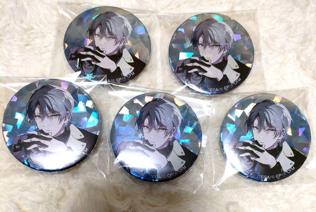 プロセカ 青柳 冬弥 グリ缶 グリッター 缶バッジ あんスタ コラボ 72点