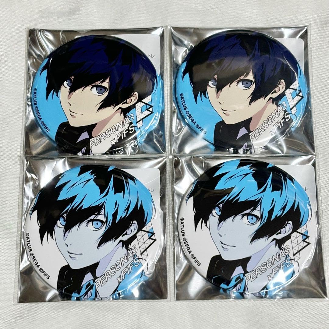 FIFS ペルソナ4 主人公 鳴上悠 ベルベットブルー 缶バッジ